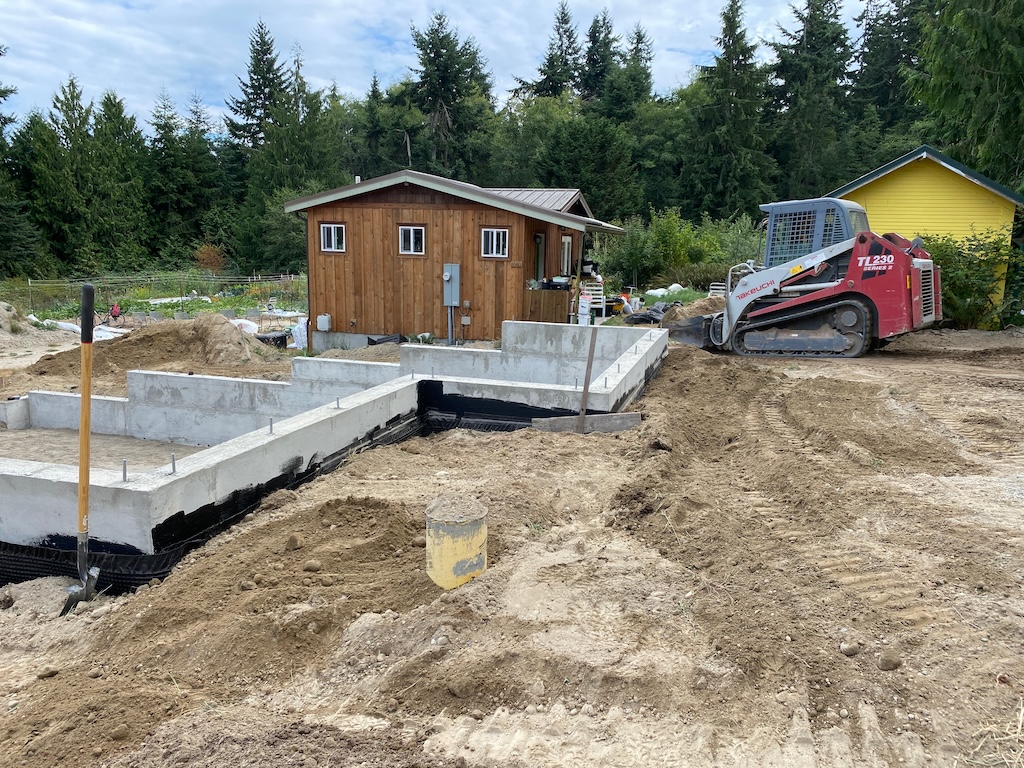 Foundation work continues…