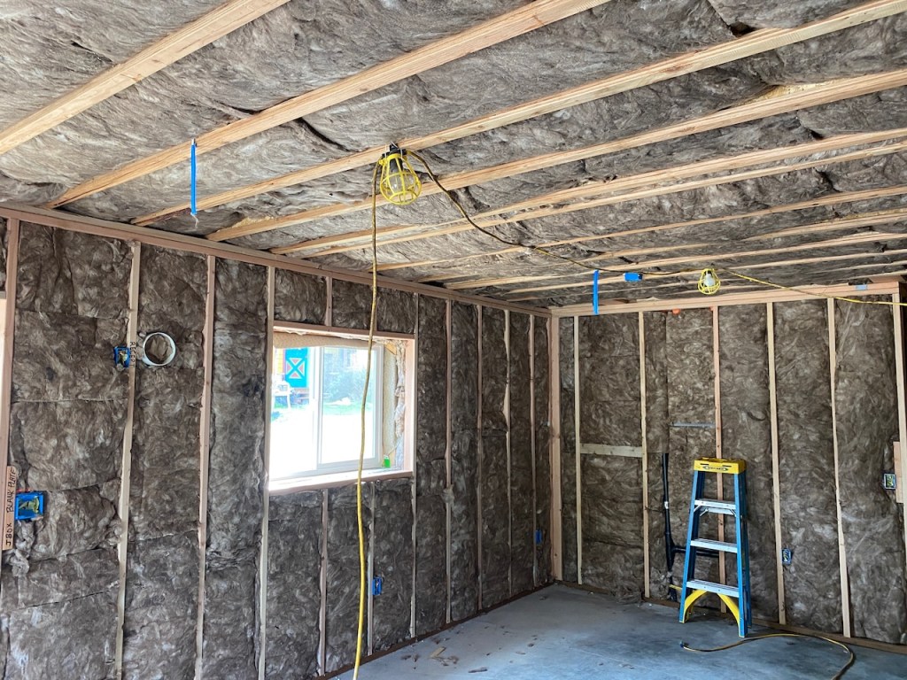 Insulation installed!